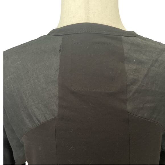 Ron Tomson Capsule Black Cotton/Linen Tunic L - Picture 5 of 10